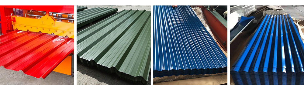 galvanized steel roofing panels