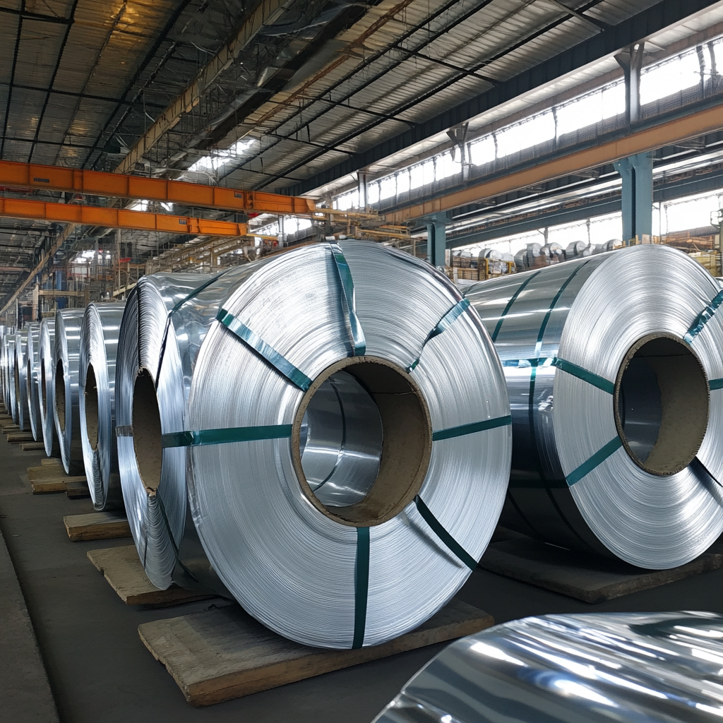 What are galvanized steel coils used for